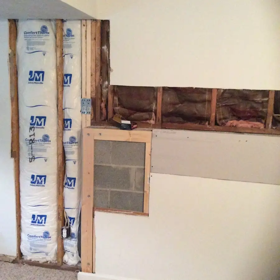 Wall insulation replacement during Odor Removal & Deodorization in Amory